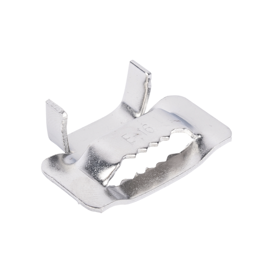 ESBE16-C2|Hebillas PanSteel™ de Acero Inoxidable 201, Para Uso con Fleje ESW16T76-CR2 de 5/8, Paquete de 100pz