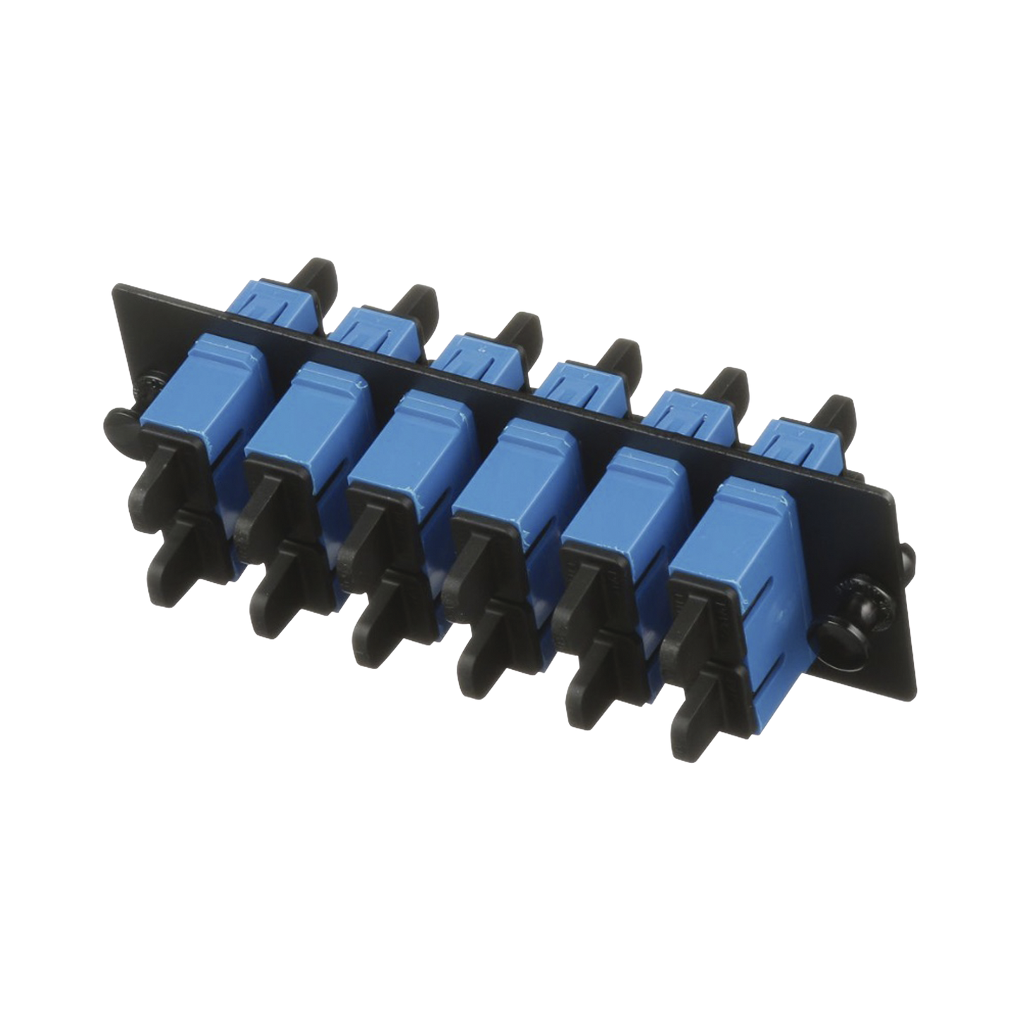 FAP6WBUDSCZ|Placa Acopladora de Fibra Optica FAP, Con 6 Conectores SC Duplex (12 Fibras), Para Fibra Monomodo OS1/OS2, Color Azul