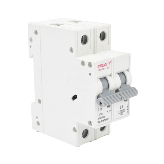 FE7632PC16|Protecci??n T?®rmica 2P, 16 A,  Corriente Alterna  400 Vca para Aplicaci??n Fotovoltaica Montaje Riel DIN