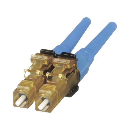 FLCDSCBUY|Conector de Fibra ?ôptica LC Duplex OptiCam, Monomodo 9/125 OS2, Pre-pulido, Color Azul