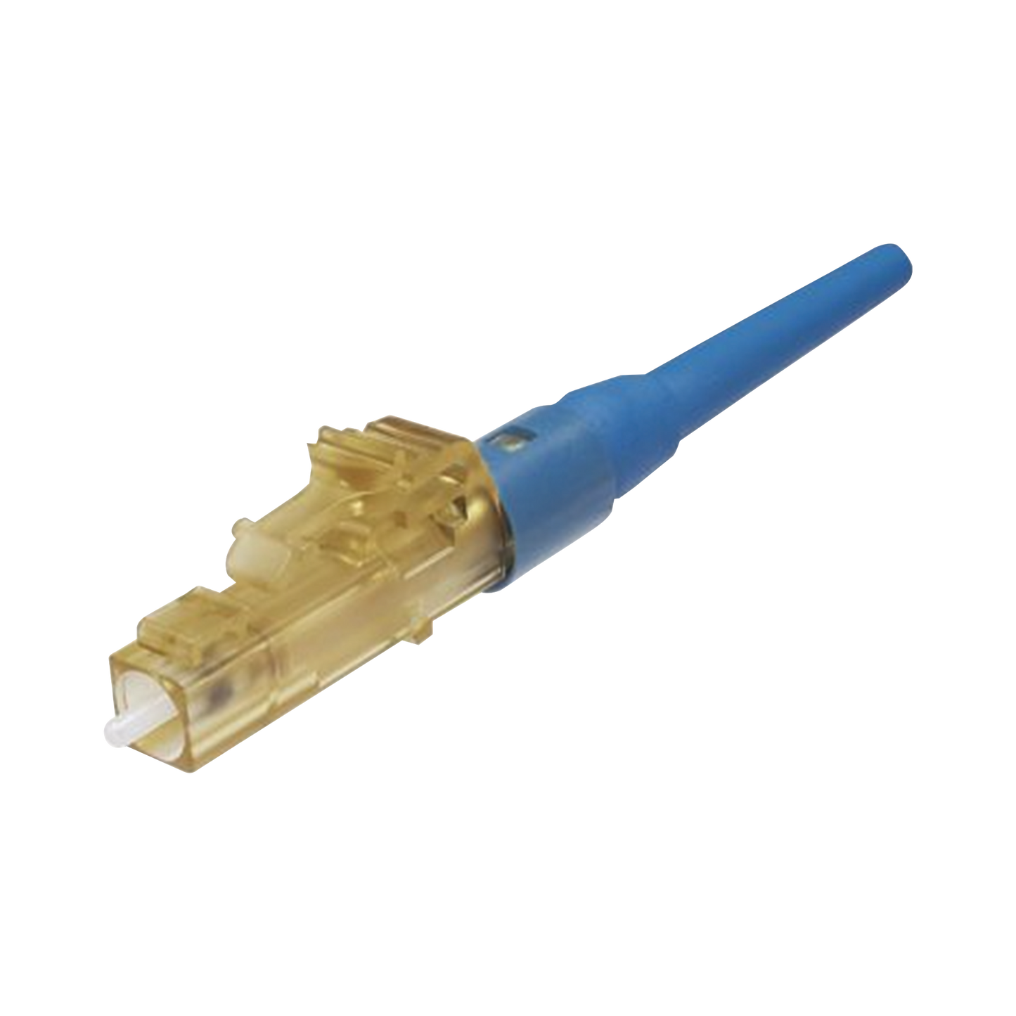 FLCSSCBUY|Conector de Fibra ?ôptica LC Simplex OptiCam, Monomodo 9/125 OS2, Pre-pulido, Color Azul