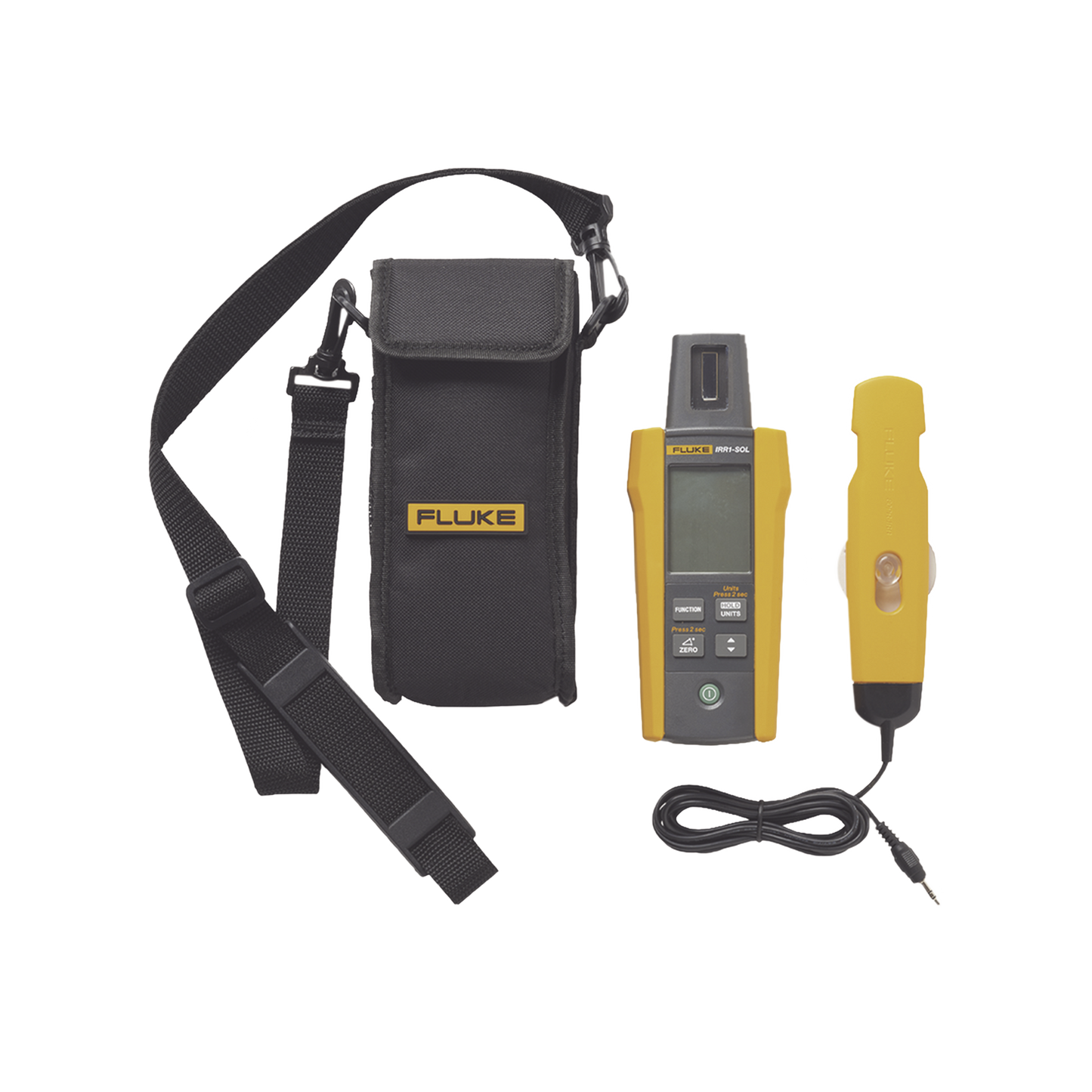 FLK-IRR1-SOL|Medidor de Radiaci??n Solar para Instalaci??n, Mantenimiento y Generaci??n de Informes de Paneles Solares o Sistemas Fotovoltaicos, Medida instant?ínea de hasta 1400 W/m??