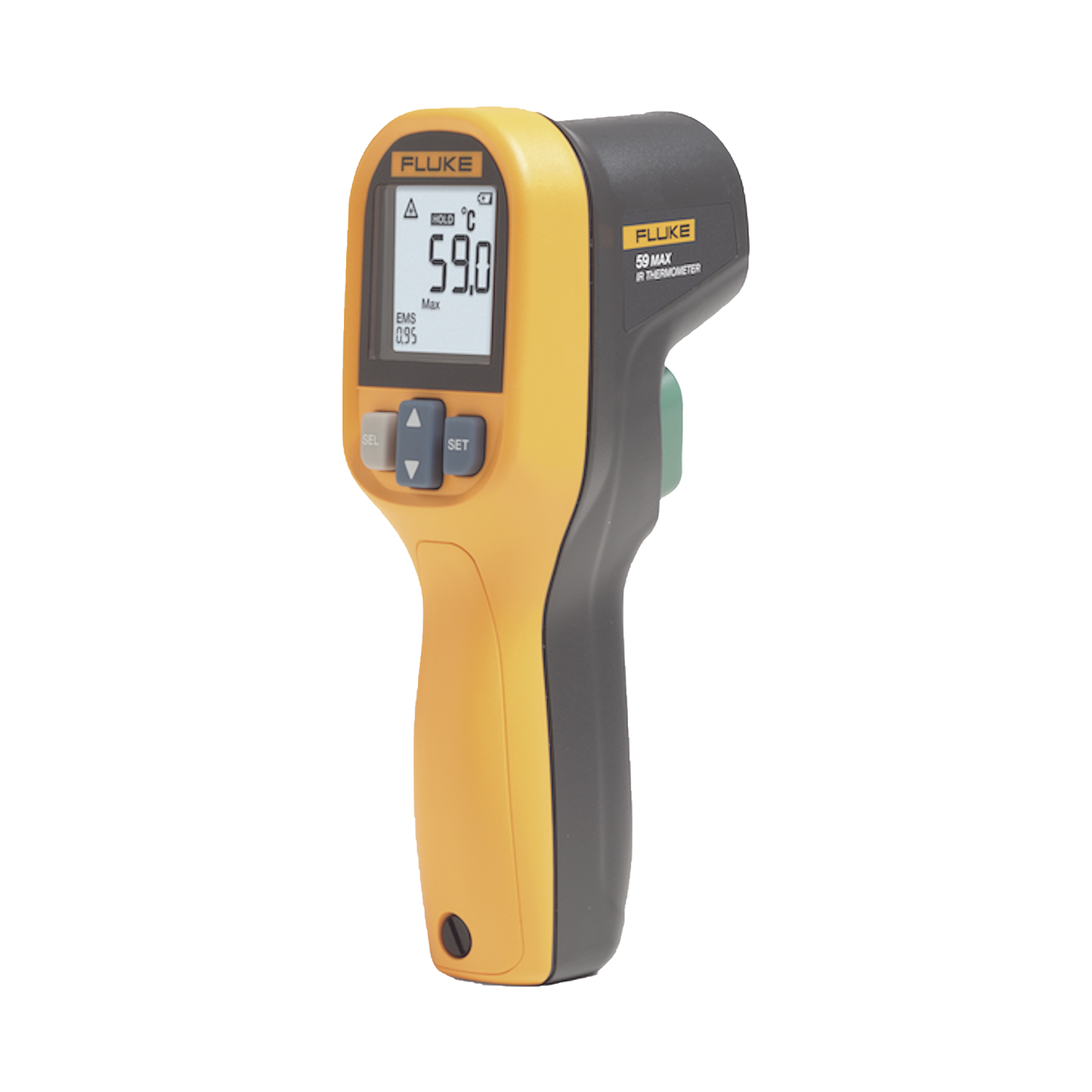 FLUKE-59MAX+ESP|Termómetro IR Para Medición de Temperatura de -30ºC a 500ºC, Con Precisión +-1.5%, y Clasificación IP40