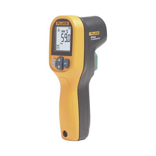 FLUKE-59MAX+ESP|Termómetro IR Para Medición de Temperatura de -30ºC a 500ºC, Con Precisión +-1.5%, y Clasificación IP40