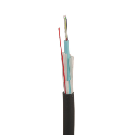 FOCRZ12Y|Cable de Fibra ?ôptica de 12 hilos, Multimodo OM4 50/125 Optimizada, Interior/Exterior, Loose Tube 250um, No Conductiva (Diel?®ctrica), OFNR (Riser), Precio Por Metro
