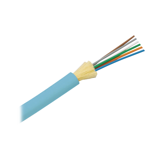 FODRX06Y|Cable de Fibra ?ôptica de 6 hilos, Multimodo OM3 50/125 Optimizada, Interior, Tight Buffer 900um, No Conductiva (Diel?®ctrica), OFNR (Riser), Precio Por Metro