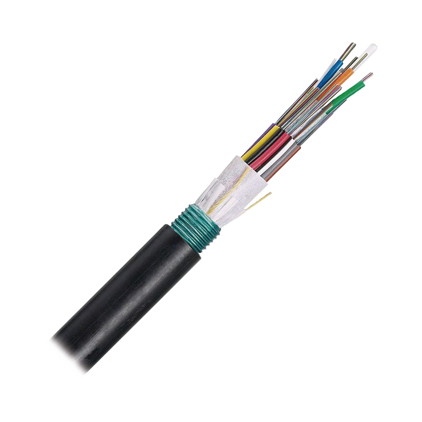 FOWNX06|Cable de Fibra ?ôptica 6 hilos, OSP (Planta Externa), Armada, MDPE (Polietileno de Media densidad), Multimodo OM3 50/125 Optimizada, Precio Por Metro