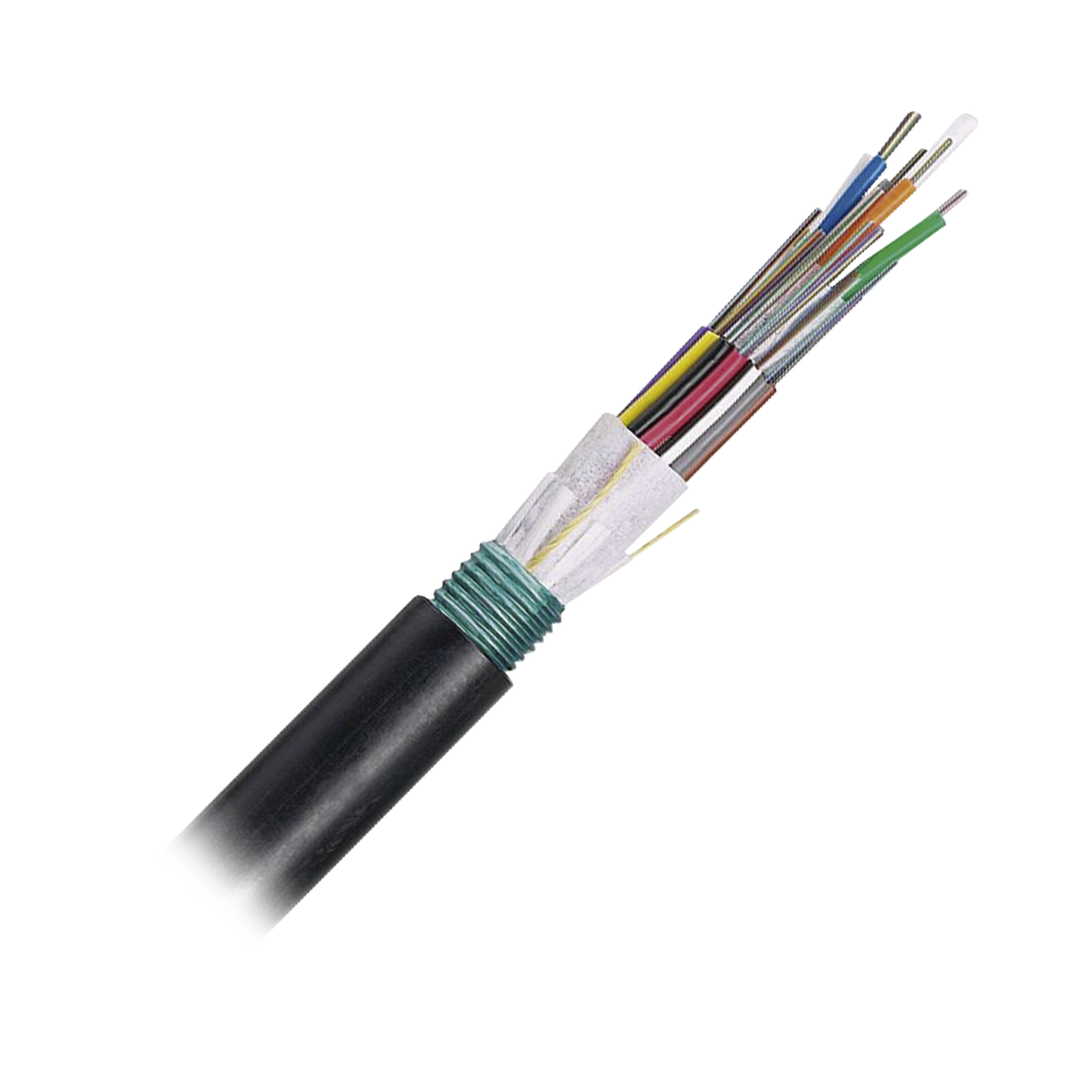 FSWN924|Cable de Fibra Óptica de 24 hilos, OSP (Planta Externa), Armada, 250um, Monomodo OS2, Precio Por Metro