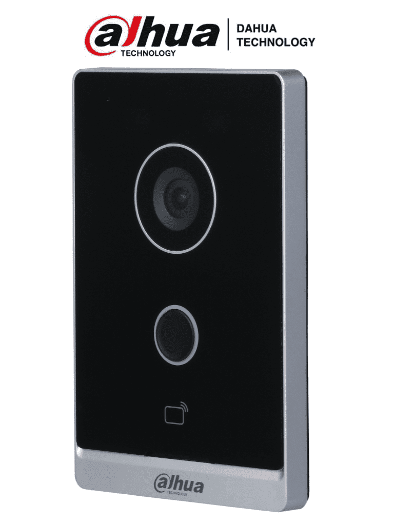 DAHUA VTO2211G-WP - Frente de Calle Wifi para Videoportero IP/ Funci??n Independiente/ Dise??o Ultradelgado y Estetico/ 2 Megapixeles y 125 Grados de Apertura/ Apertura de Puerta con Tarjeta Mifare, App y Monitor/ IP65/ Poe/ E&S de Alarma/