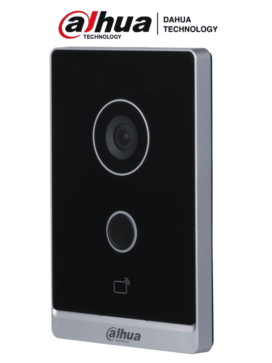 DAHUA VTO2211G-WP - Frente de Calle Wifi para Videoportero IP/ Funci??n Independiente/ Dise??o Ultradelgado y Estetico/ 2 Megapixeles y 125 Grados de Apertura/ Apertura de Puerta con Tarjeta Mifare, App y Monitor/ IP65/ Poe/ E&S de Alarma/