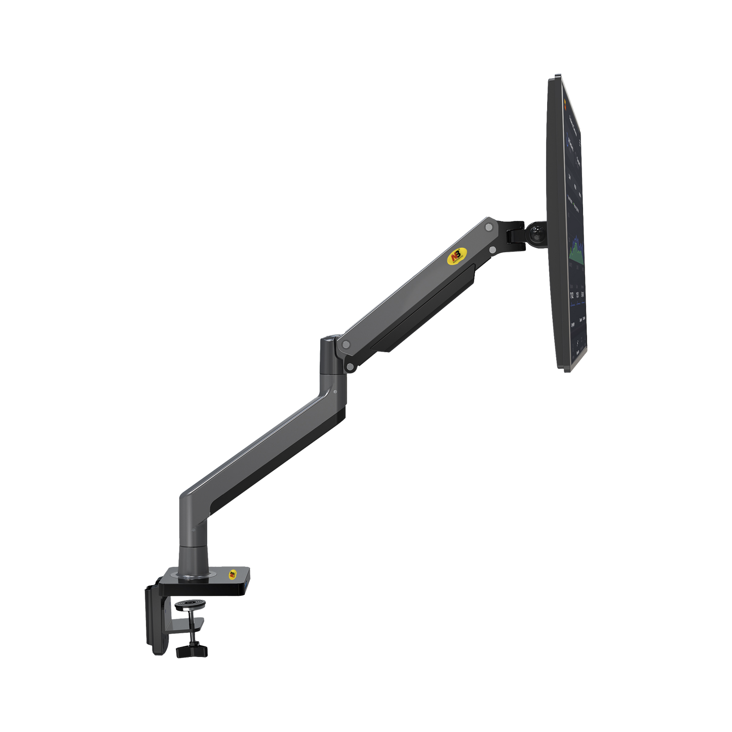 G45-NB|Montaje de Escritorio Articulado para Monitores de 22-40" / Soporta hasta 15 kg / Vesa 75 x 75 / 100 x 100 / Acero / Giro: 360??