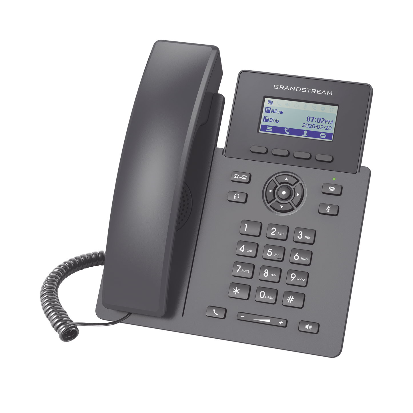 GRP-2601|Tel?®fono IP Grado Operador, 2 l?¡neas SIP con 2 cuentas, codec Opus, IPV4/IPV6 con gesti??n en la nube GDMS