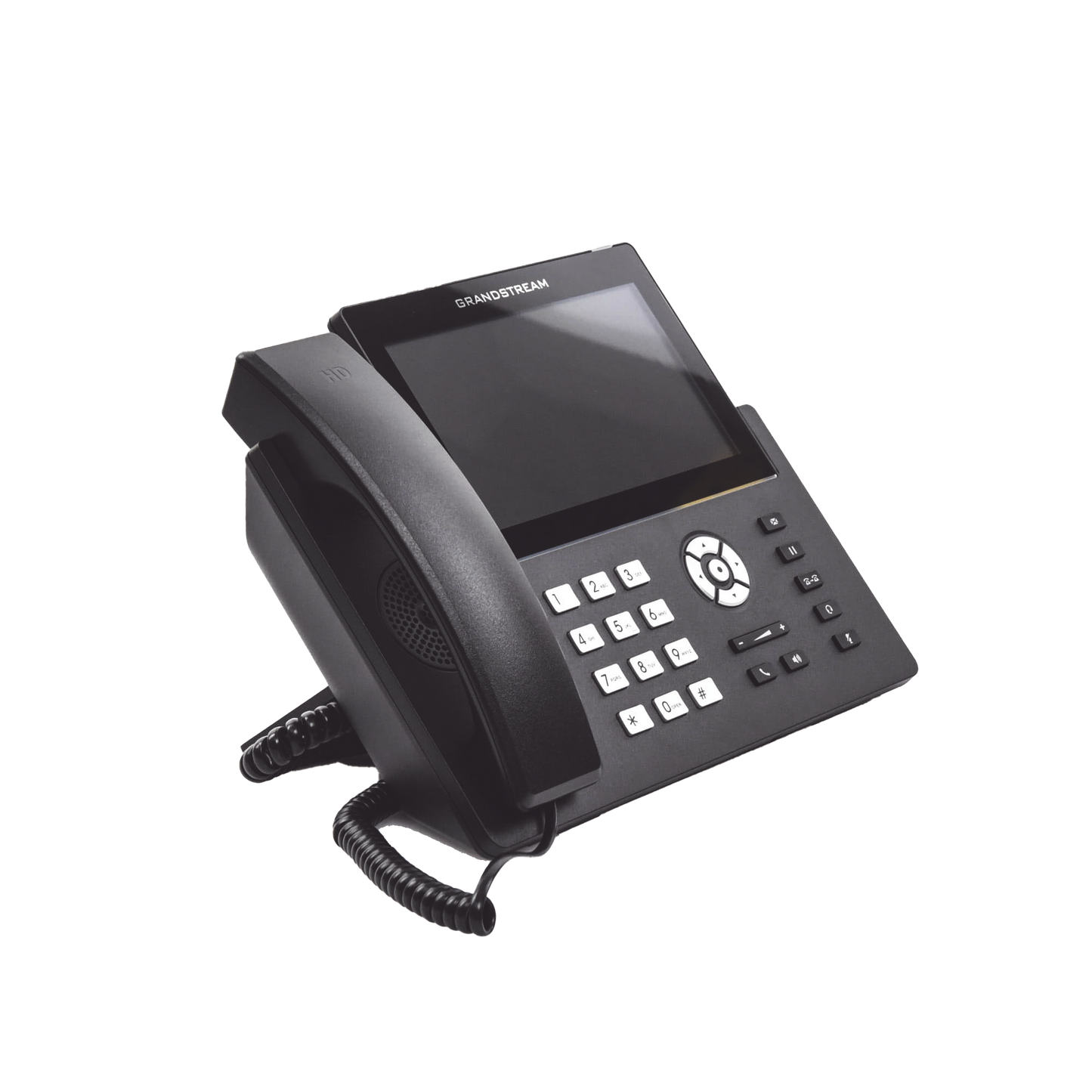 GRP2670|Teléfono IP Wi-Fi, Grado Operador, 12 líneas SIP con 6 cuentas, pantalla táctil 7", puertos Gigabit, Bluetooth, PoE, codec Opus, IPV4/IPV6 con gestión en la nube GDMS
