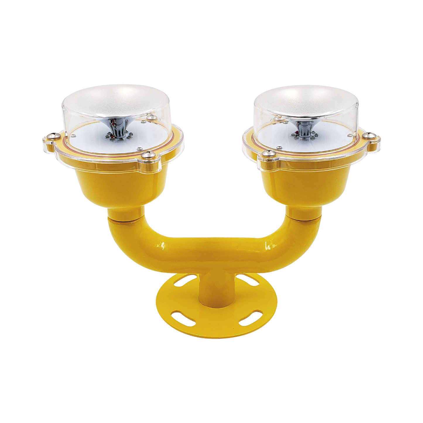 GS-LI-D|Lámpara de Obstrucción Doble color Rojo / IP65 / Luz fija o parpadeante / Voltaje de Operación 110 AC / 220 AC