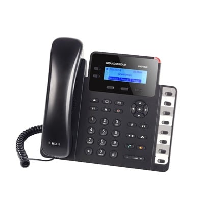 GXP-1628|Teléfono IP SMB de 2 líneas con 3 teclas de función, 8 teclas BLF y conferencia de 3 vías, PoE