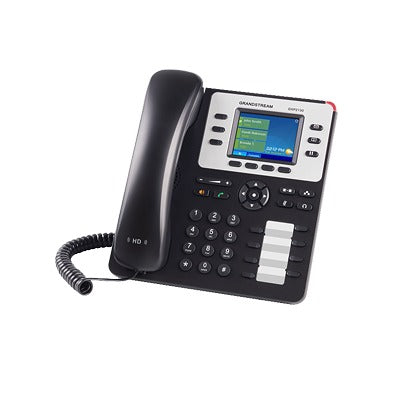 GXP-2130|Tel?®fono IP Empresarial de 3 L?¡neas con 4 teclas de funci??n, 8 teclas de extensi??n BLF y conferencia de 4 v?¡as. PoE