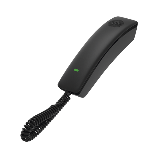 H2U|Tel?®fono IP profesional para Hoteler?¡a, montaje en pared, teclado num?®rico est?índar, conferencia de 3 v?¡as, Opus y PoE.