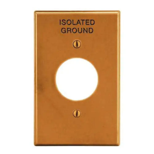 P7OIG|PLACA DE NAYLON NARANJA PARA CONTACTO DE 3X15 AMP HUBBELL - ISTEN