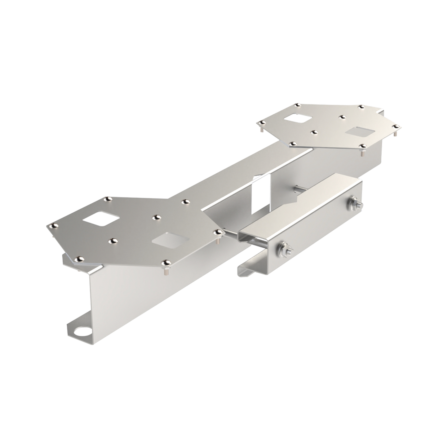 HLU3-DOBLE|Base Doble para Lámpara de Obstrucción EI-GSLSE. Compatible con tubo hasta 1-1/4".