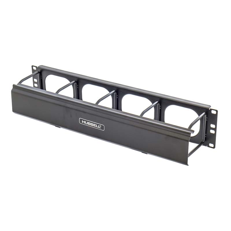 HM24C|HRZ CBL MGR,M SET,2U,4"EXT,CVR,BLK - ISTEN