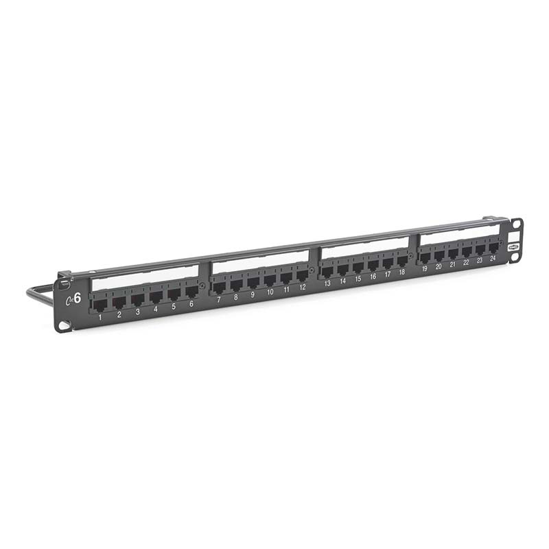 HP624|PANEL DE PARCHEO CAT 6 24 PUERTOS - ISTEN