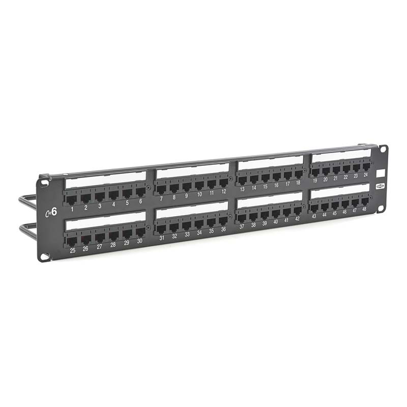 HP648|PANEL DE PARCHEO CAT 6 48 PUERTOS - ISTEN