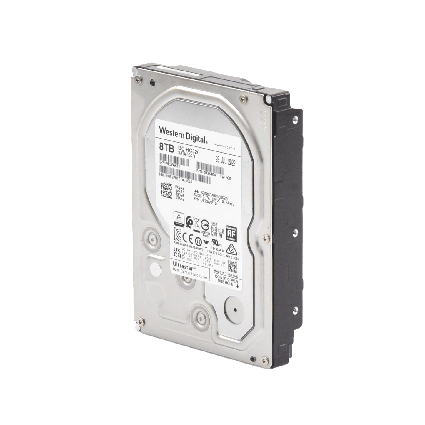 HUS728T8TALE6L4|Disco Duro Enterprise 8 TB / Wester Digital (WD) / Serie Ultrastar / Recomendado para Data Center y NVRs de Alta Capacidad / Alto Performace