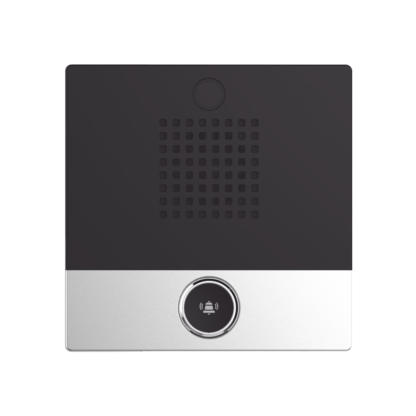 I10S|Mini Intercomunicador para hoteler?¡a y hospitales, con dise??o elegante, PoE, 1 bot??n, 1 relevador integrado de salida y entrada.
