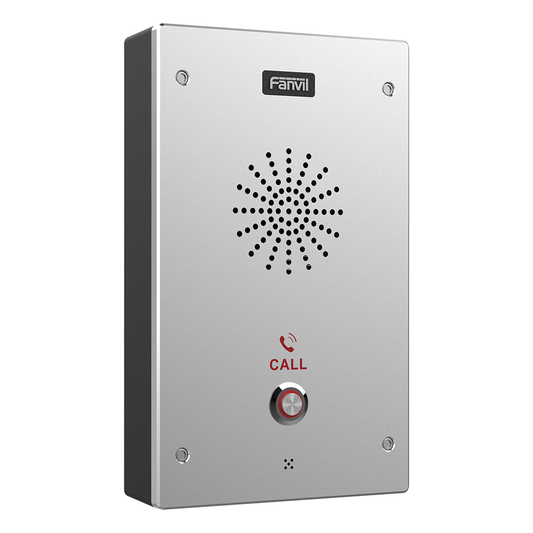 I16S|Intercomunicador IP, 2 líneas SIP, 2 relevadores con botón para llamada, anti-vandálico, IP65 e IK10, PoE