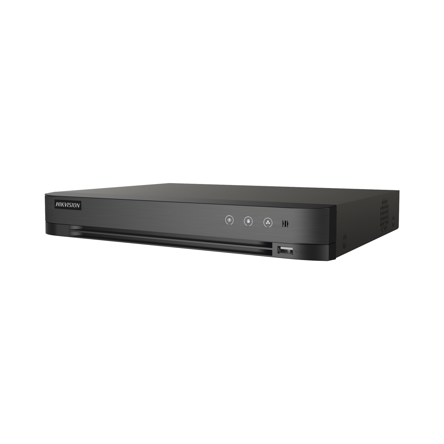 IDS-7208HUHI-M1/S(C)|DVR 8 Canales TurboHD + 8 Canales IP / 8 Megapixel (4K) / Acusense (Evita Falsas Alarmas) / Audio por Coaxitron / 1 Bahía de Disco Duro / H.265+