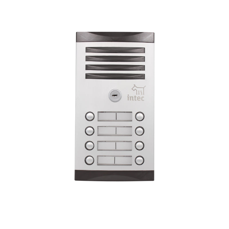 TNK-8 | Frente De 8 Botones Para Edificio Intec - ISTEN