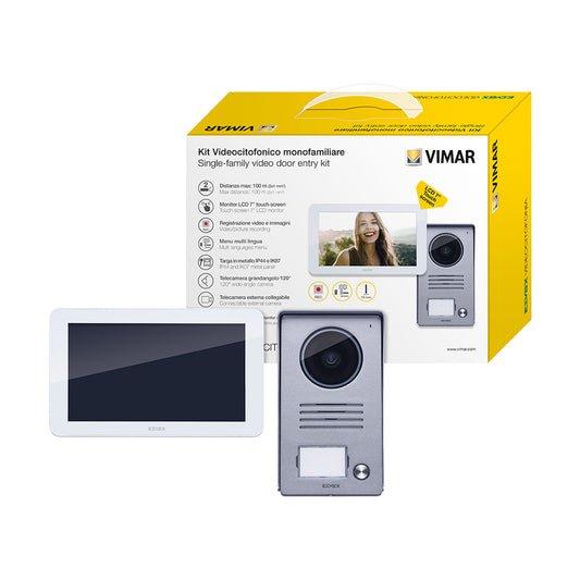 K40915 | Kit de videoportero 7in t?íctil Unifamiliar multiclavija Vimar