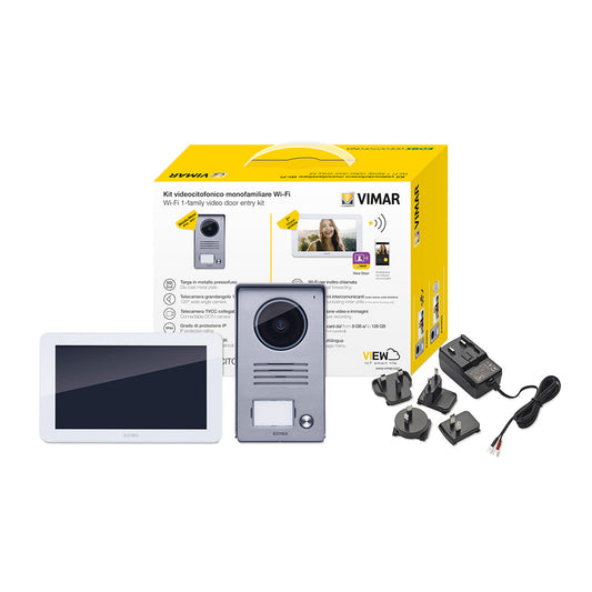 K40945 | Kit videoportero 7in TS Wi-Fi 1F multi-clavija Vimar