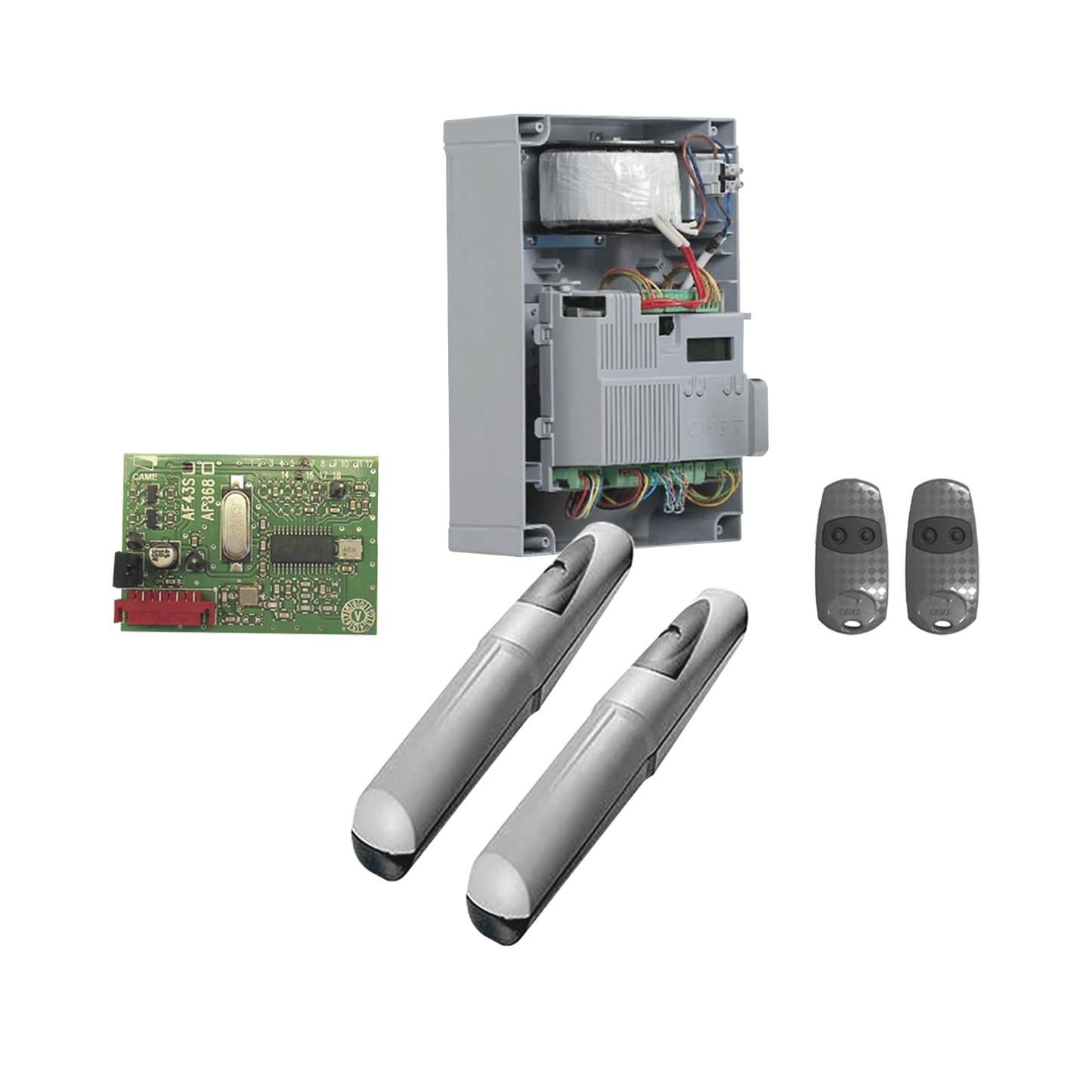 KIT-AXO-5024|Kit de operadores AXO 5024 Para puertas Abatibles de hasta 5 Metros y 400 Kg de peso por hoja