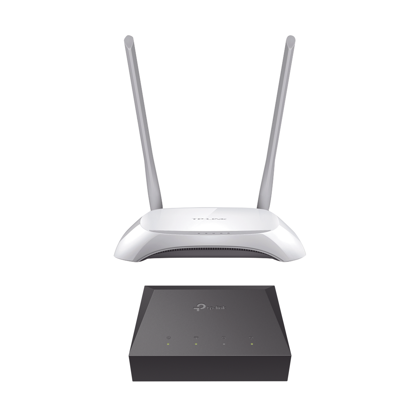 KITONU-TLWR850N|Kit de ONU Gigabit XZ000G3 con Router Inal?ímbrico WISP con Configuraci??n de f?íbrica personalizable, 2.4 GHz, 300 Mbps, 4 Puertos LAN 10/100 Mbps, 1 Puerto WAN 10/100 Mbps, control de ancho de banda