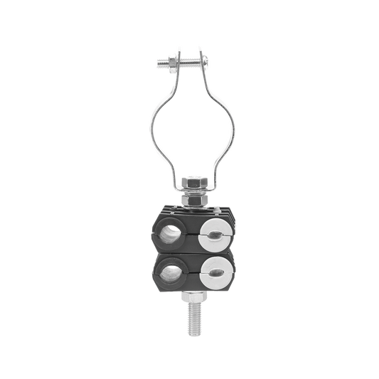 KITST68MCLICK2|KIT de Dos Sujetadores de plastico para cuatro cables de 6 a 8 mm con todo y hardware de instalación en tubos de 1 1/4 in