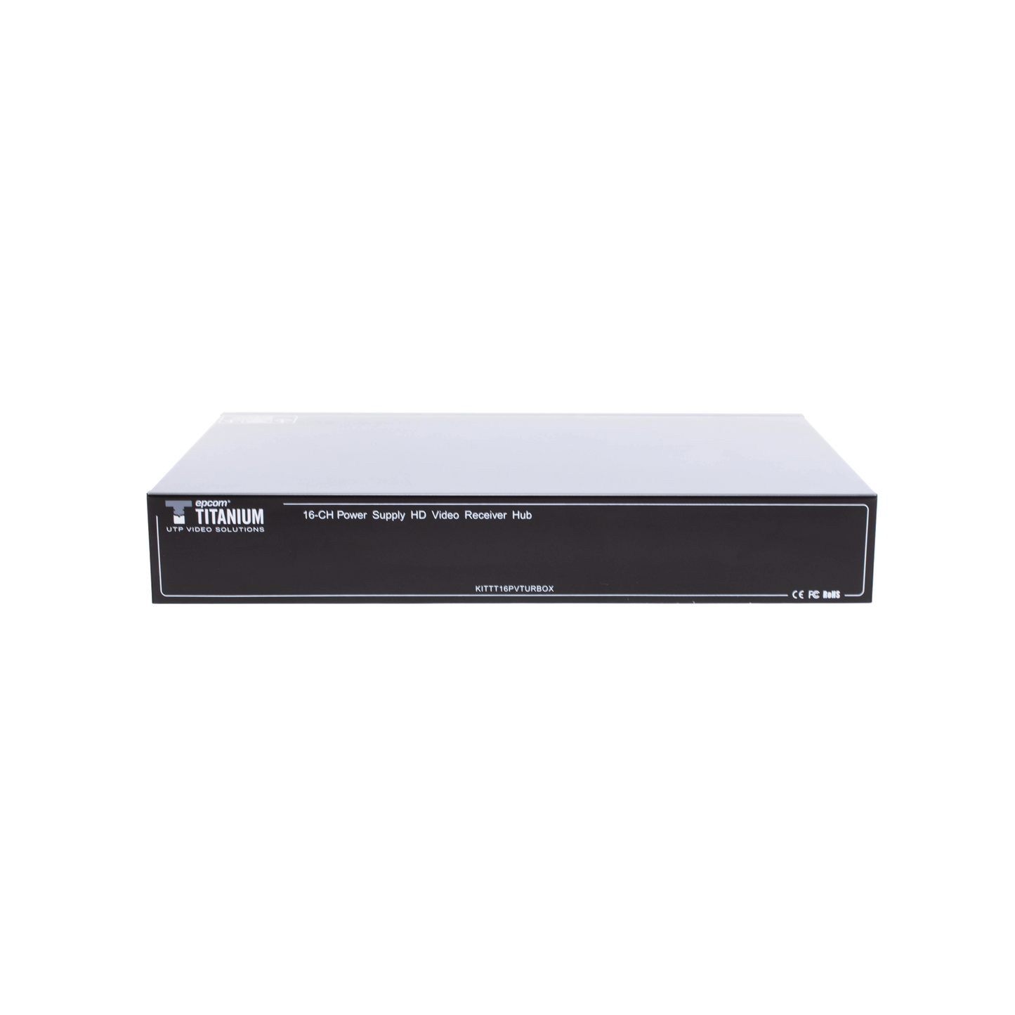 KIT-TT16PVTURBOX-RX|(SOLO RECEPTOR) TRANSCEPTOR ACTIVO DE 16 CANALES / VIDEO+PODER en un solo Cable UTP / 150 metros en 4K, 200 metros en 5 MP/ Envía 36 Vcc y Recibe 12 Vcc / TODO INCLUIDO PARA RACK / HD-TVI/CVI/AHD/CVBS / SIN RUIDO / INSTALACIÓN LIMPIA.