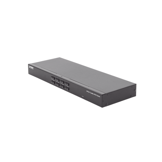 KVM-210-08|Switch Para Monitor KVM de 8 Puertos VGA, Permite el Acceso y Controla Hasta 8 Computadoras Desde Una Sola Consola (Teclado, Ratón y Monitor).