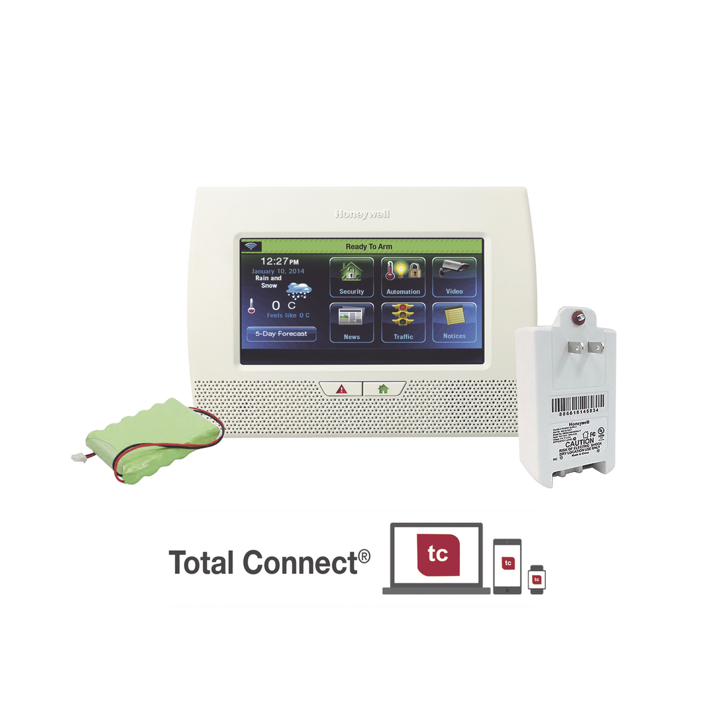 L7000-LAS|Panel de Alarma Inalambrico con Pantalla Touch en Español