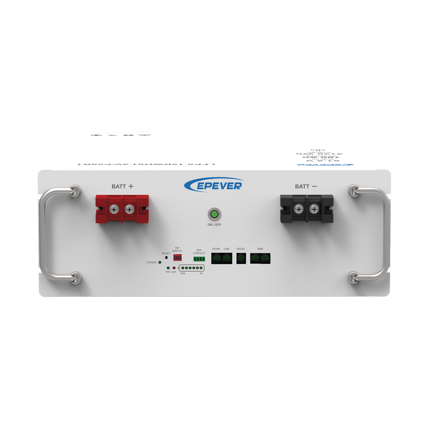 LFP100EP51.2|Batería de Litio LiFePO4 51.2Vcc, 5.12Kwh, Rack 4UR para Montaje en Rack,