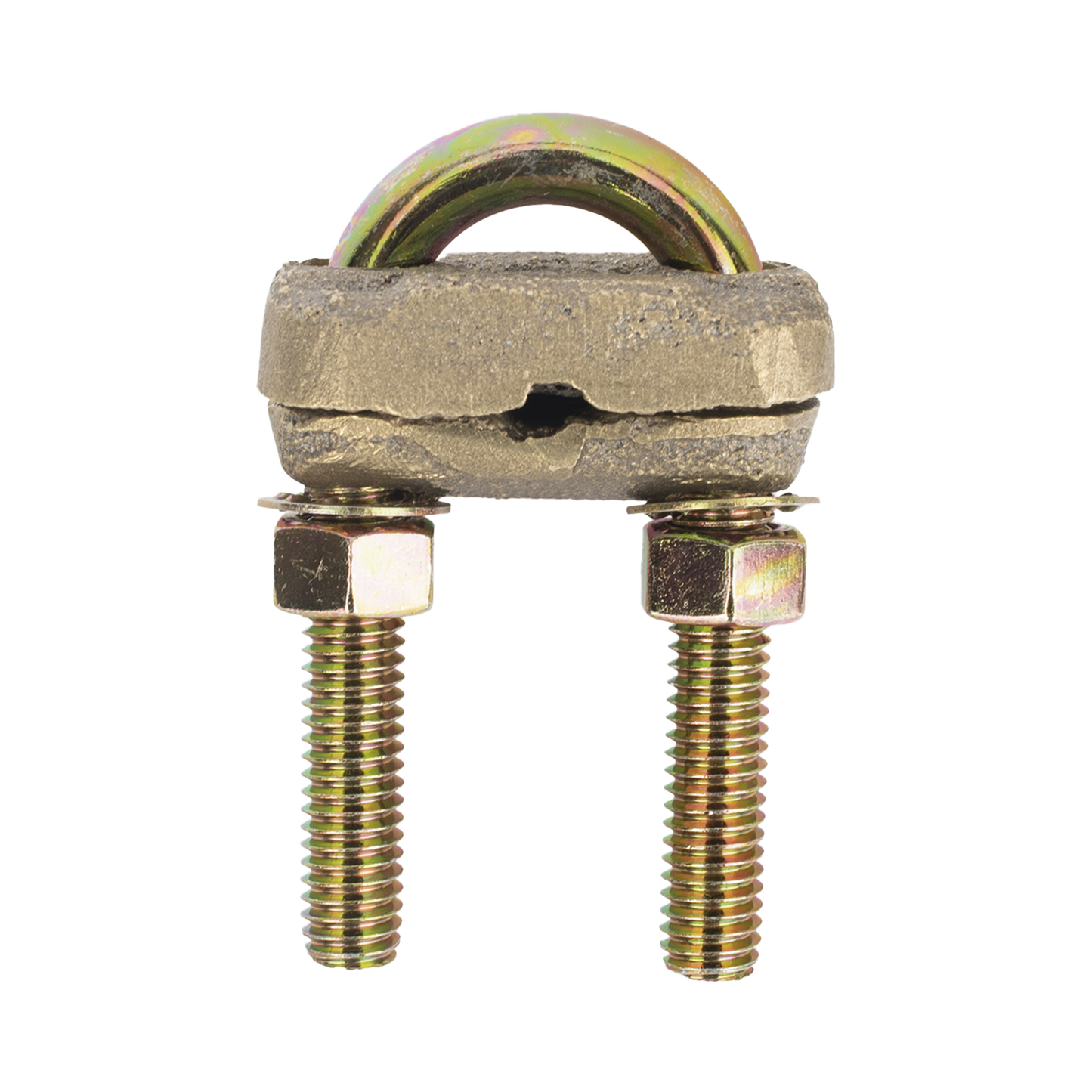 LP-CV-20|Conector Tipo Perro para Varilla 5/8" a Cable Calibre 4 a 2/0 AWG