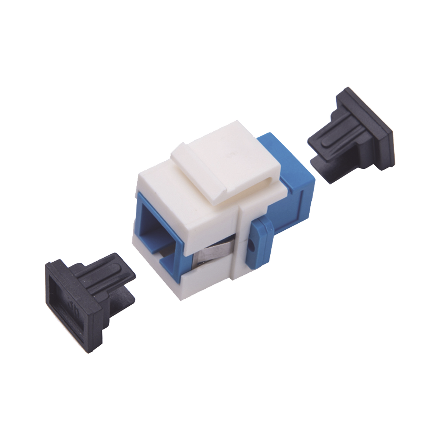 LP-FO-AD-6126|Acoplador Keystone de fibra óptica Monomodo SC/PC Simplex a SC/PC Simplex