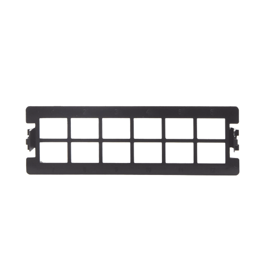 LP-FO-D12|Placa acopladora vac?¡a para Distribuidor de Fibra ?ôptica LP-ODF-8024, acepta 12 acopladores SC simplex o 12 acopladores LC Duplex, color negro