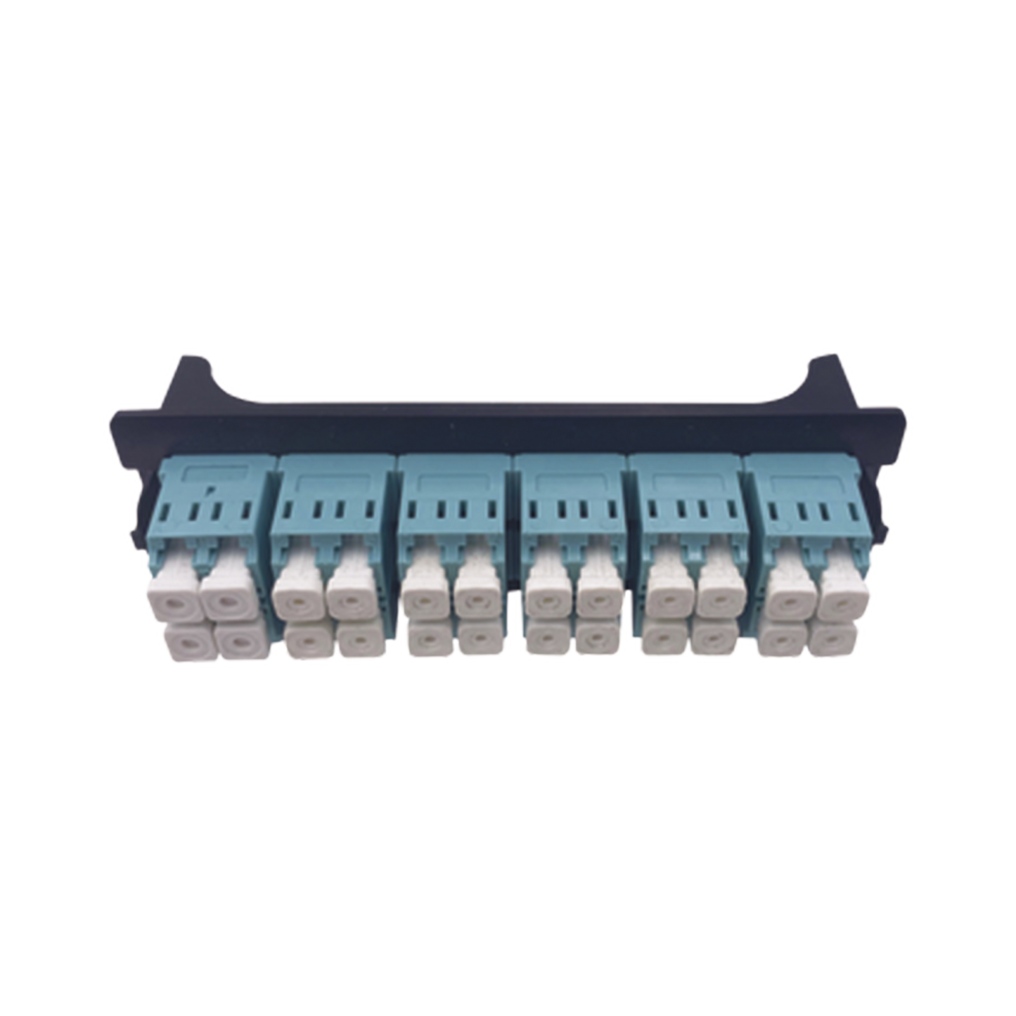 LP-FO-LC-D12-MM|Placa acopladora para Distribuidor de Fibra ?ôptica LP-ODF-8024, incluye 12 acopladores LC Duplex Para fibra Multimodo