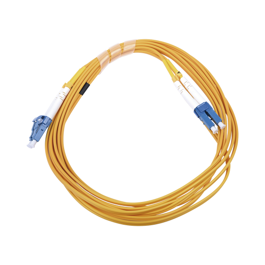 LP-FO-LCU-LCU-03|Jumper de Fibra ?ôptica Monomodo 9/125 LC/UPC-LC/UPC, PVC, 2.0 mm, D??plex, amarillo, 3 metros