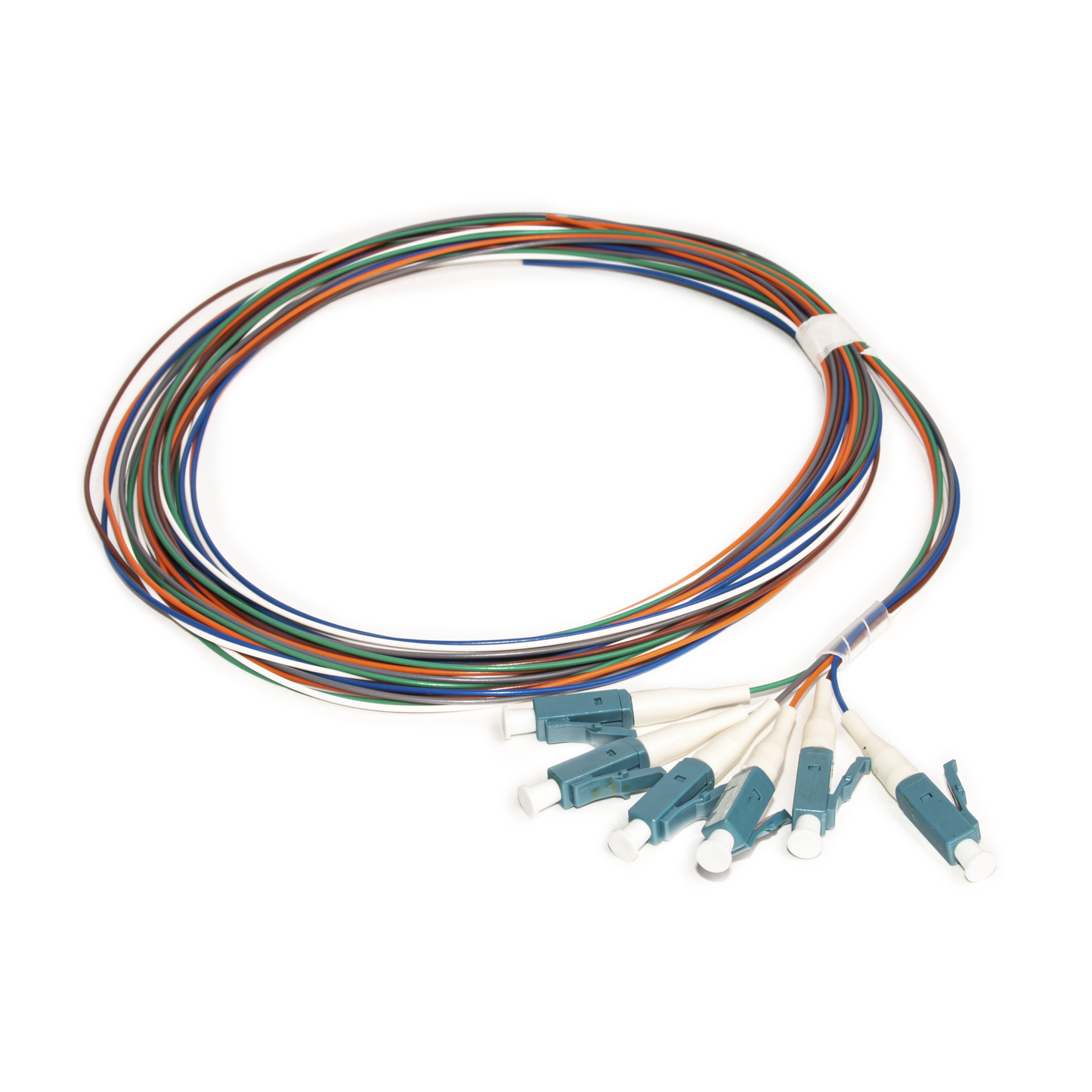 LP-FO-SM-PIG-06-LCU|Kit de 6 Pigtails LC/UPC Monomodo 2 metros