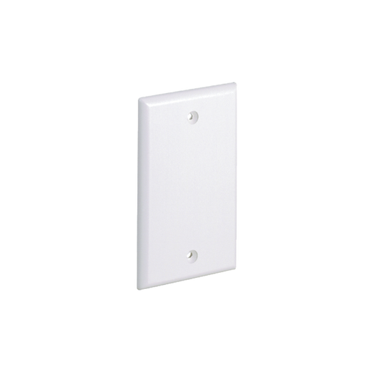 LP-FP-107|Placa de Pared Ciega Universal, Color Blanco