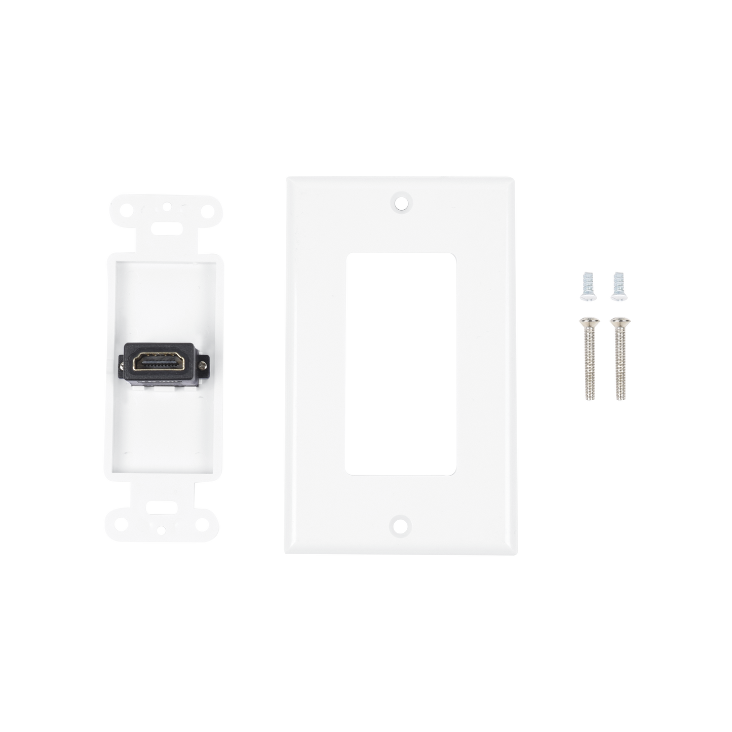 LP-FP-90|Placa de pared 1 puerto HDMI hembra a hembra