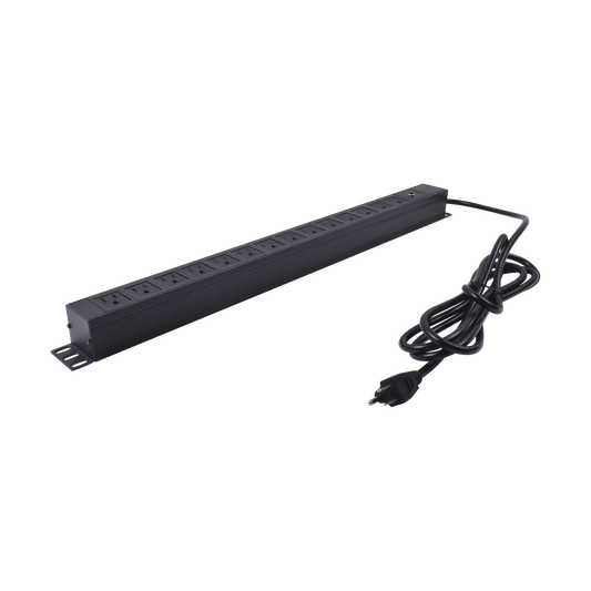 LP-PDU-14C-125V|PDU Barra Multicontactos Vertical con 14 Salidas 125V/15A, Contactos Tipo NEMA