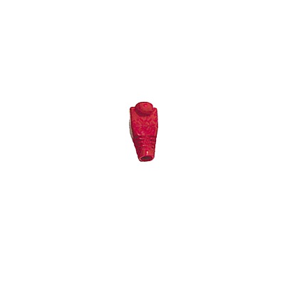 LP-PG8-025-RD|Bota Pl?ística para protecci??n de Plug RJ45, Color Rojo